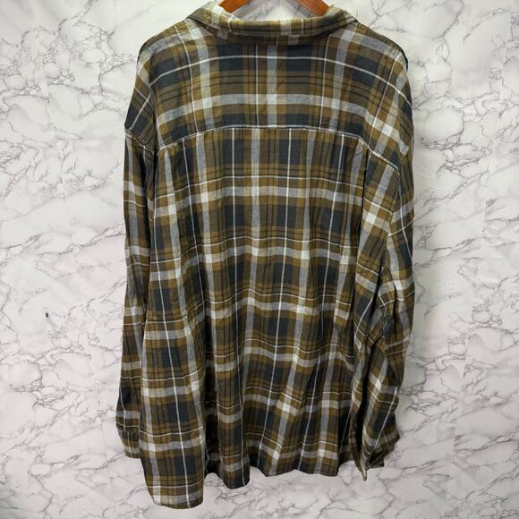 Mutual Weave Men’s Shirt sz 4XL Big & Tall Flannel Plaid NEW #H346 - Picture 5 of 9